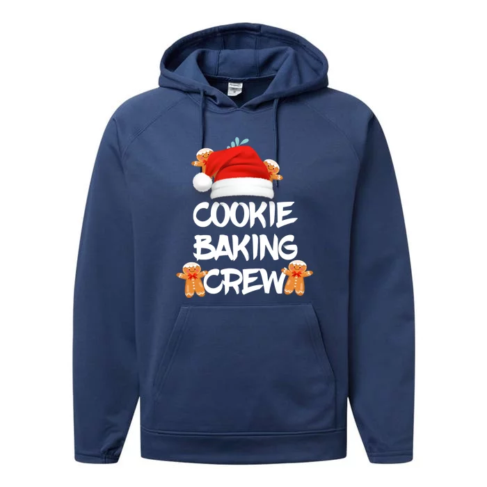 Cookie Bakingcrew Funny Christmas Pajama Gift Performance Fleece Hoodie