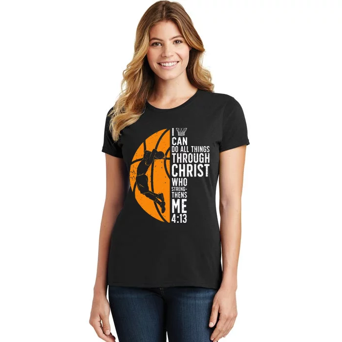 Cool Basketball For Men Women Sport Game Basketball Player Women's T-Shirt