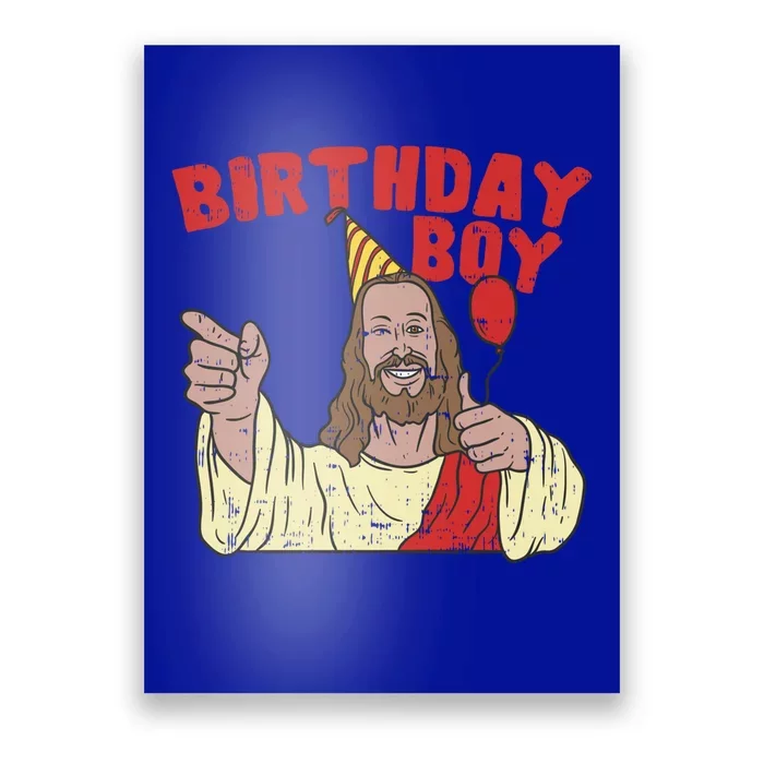 Christmas Birthday Funny Jesus Religion Christian Gift Poster