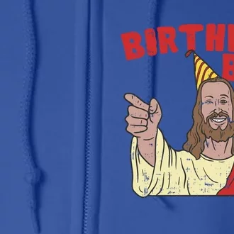 Christmas Birthday Funny Jesus Religion Christian Gift Full Zip Hoodie