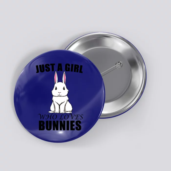 Cute Bunny Fan Rabbit Rodent Cute Gift Button