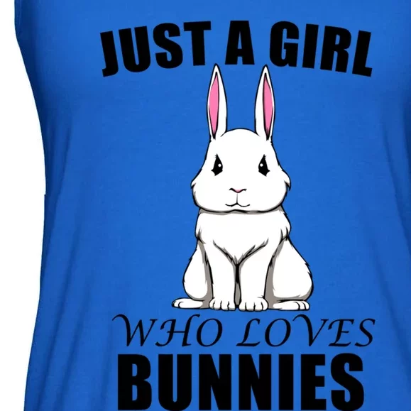 Cute Bunny Fan Rabbit Rodent Cute Gift Ladies Essential Flowy Tank