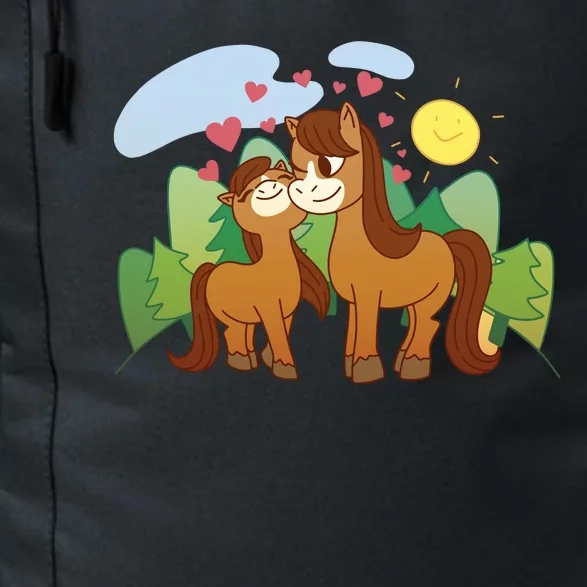 Cute Best Friend Horses Daily Commute Backpack