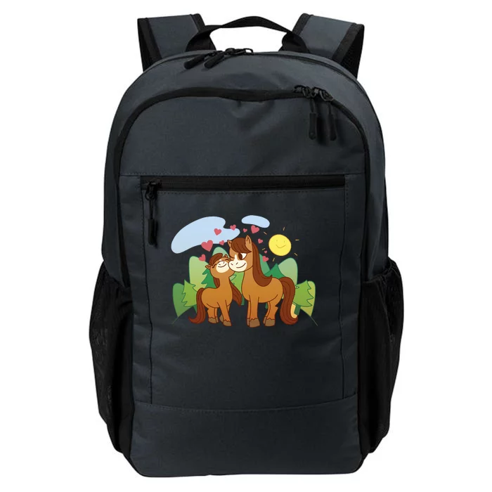 Cute Best Friend Horses Daily Commute Backpack