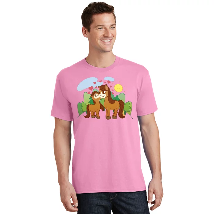 Cute Best Friend Horses T-Shirt