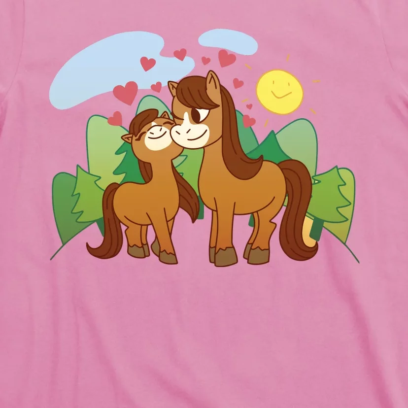 Cute Best Friend Horses T-Shirt