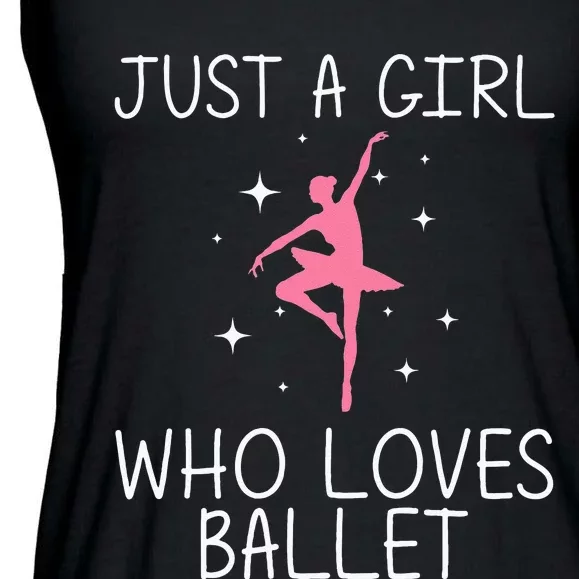 Cool Ballet For Girl Ballerina Dance Ballet Dancer Ladies Essential Flowy Tank