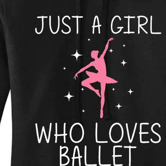 Cool Ballet For Girl Ballerina Dance Ballet Dancer Women's Pullover Hoodie