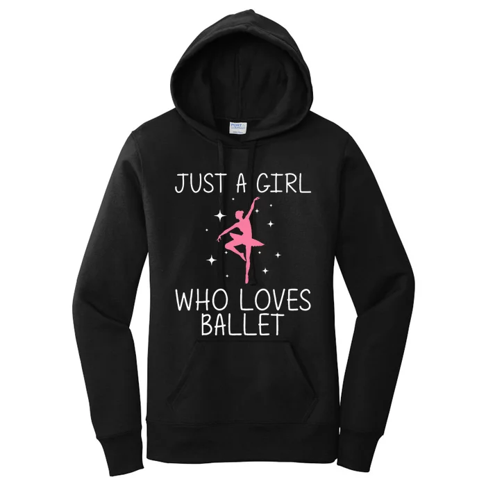 Cool Ballet For Girl Ballerina Dance Ballet Dancer Women's Pullover Hoodie