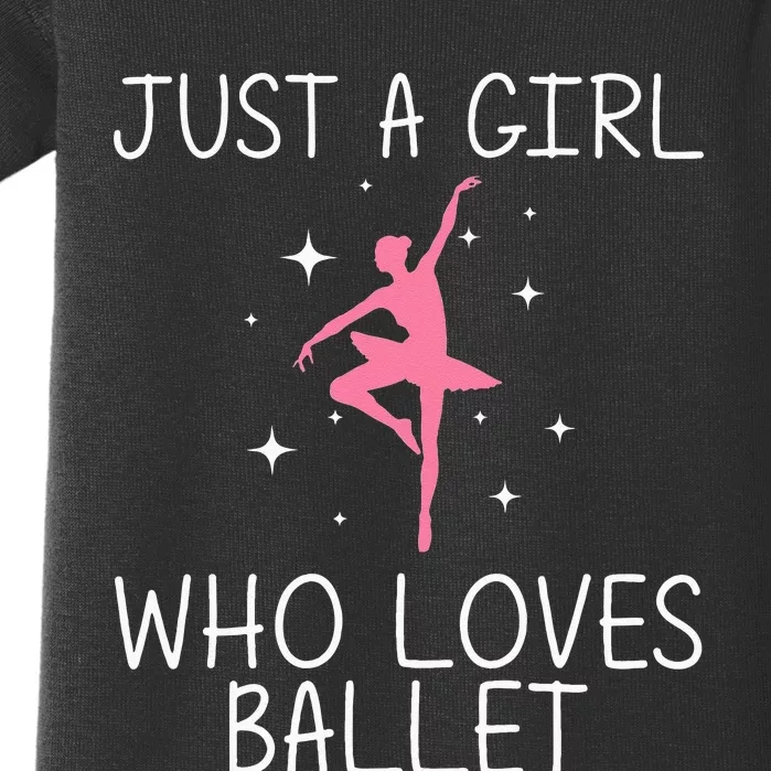 Cool Ballet For Girl Ballerina Dance Ballet Dancer Baby Bodysuit