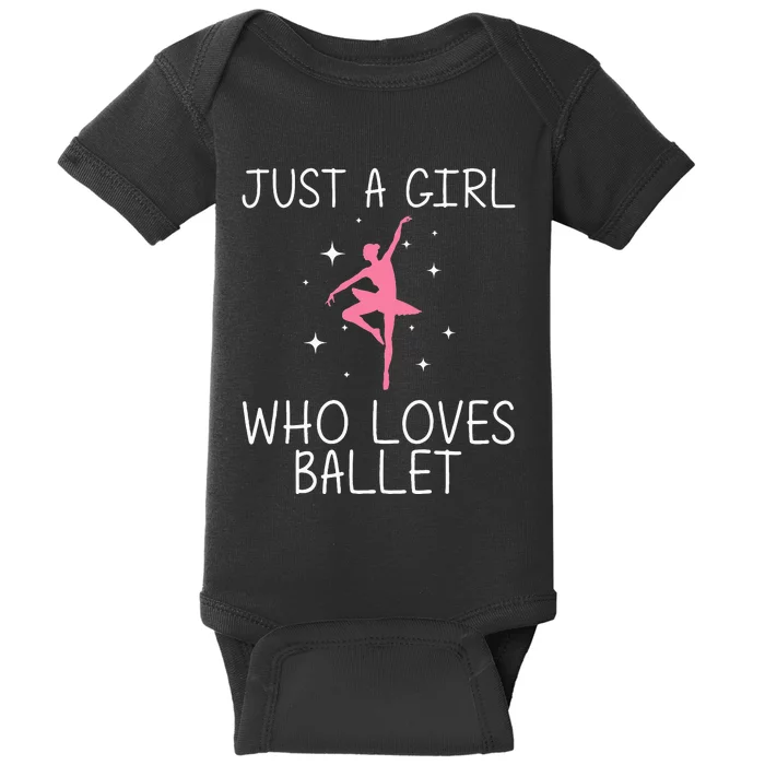 Cool Ballet For Girl Ballerina Dance Ballet Dancer Baby Bodysuit