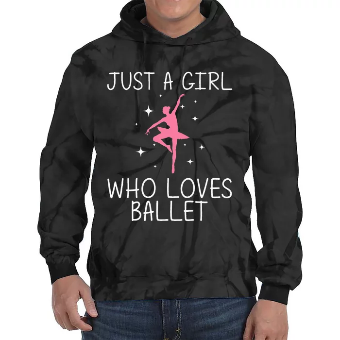 Cool Ballet For Girl Ballerina Dance Ballet Dancer Tie Dye Hoodie