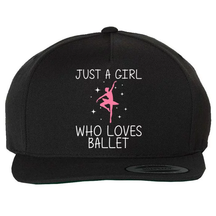 Cool Ballet For Girl Ballerina Dance Ballet Dancer Wool Snapback Cap