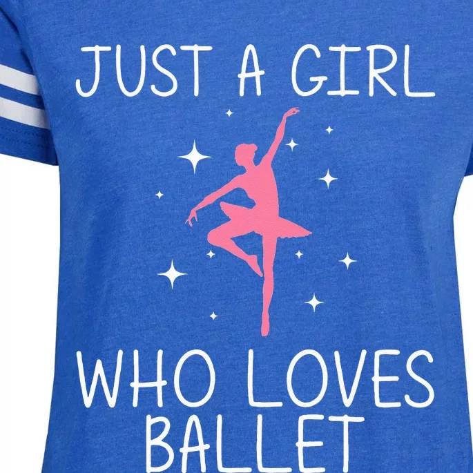 Cool Ballet For Girl Ballerina Dance Ballet Dancer Enza Ladies Jersey Football T-Shirt