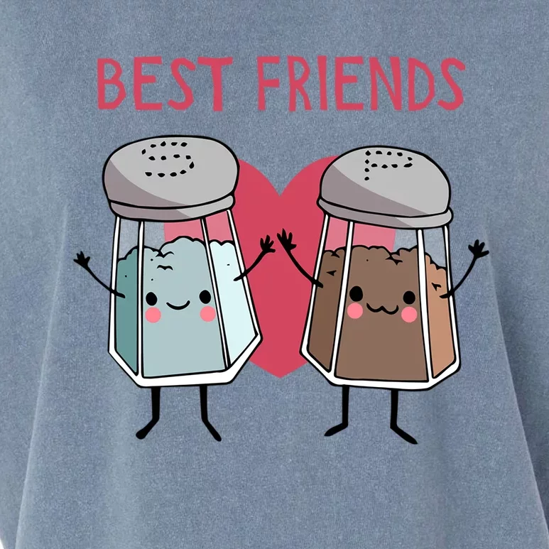 Cute Best Friends Salt And Pepper Gift Garment-Dyed Women's Muscle Tee