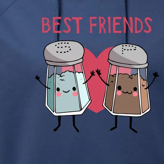 Cute Best Friends Salt And Pepper Gift Performance Fleece Hoodie