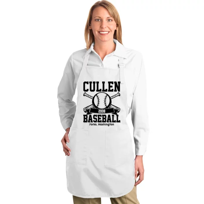 Cullen Baseball Forks Washington Cullen Baseball Team Twilight Full-Length Apron With Pocket