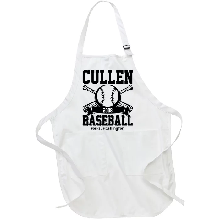 Cullen Baseball Forks Washington Cullen Baseball Team Twilight Full-Length Apron With Pocket