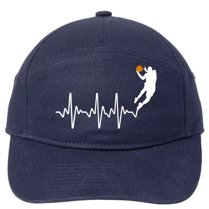 Cute Basketball For Player Coach Basketball Lovers 7-Panel Snapback Hat