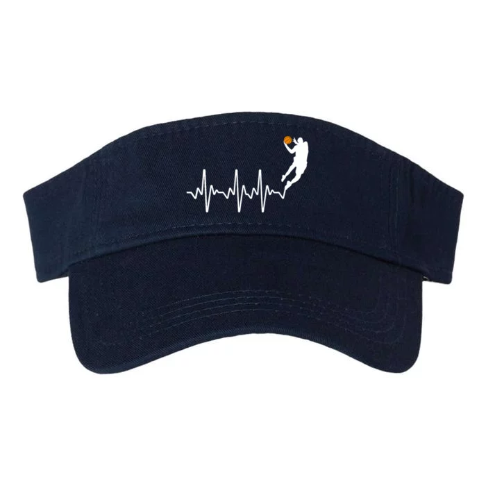 Cute Basketball For Player Coach Basketball Lovers Valucap Bio-Washed Visor