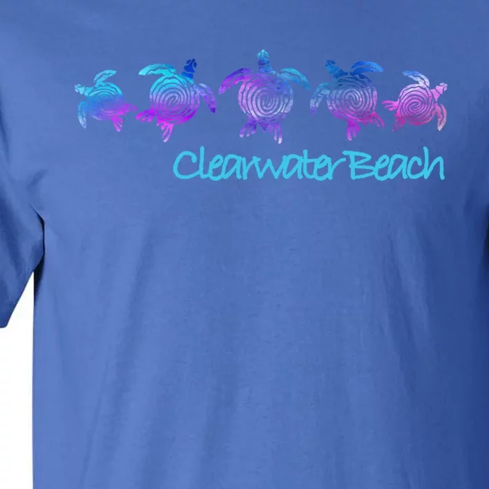 Clearwater Beach Fl Beach Design / Tribal Turtle Gift Meaningful Gift Tall T-Shirt