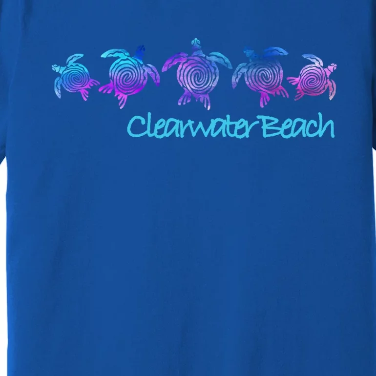 Clearwater Beach Fl Beach Design / Tribal Turtle Gift Meaningful Gift Premium T-Shirt