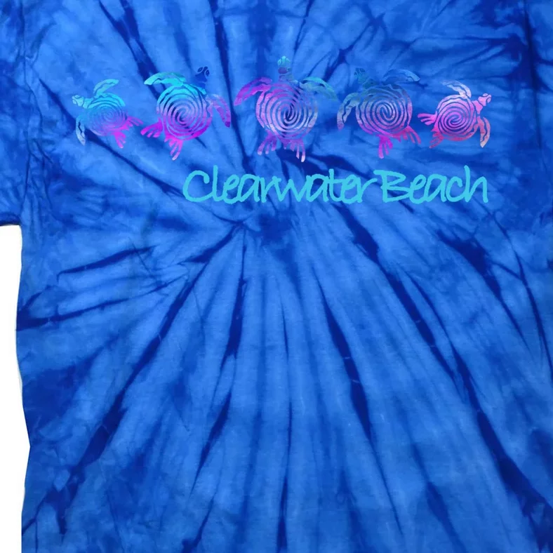 Clearwater Beach Fl Beach Design / Tribal Turtle Gift Meaningful Gift Tie-Dye T-Shirt