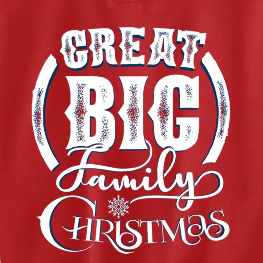 Creat Big Family Christmas Kids Sweatshirt