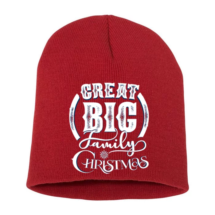 Creat Big Family Christmas Short Acrylic Beanie