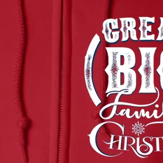 Creat Big Family Christmas Full Zip Hoodie