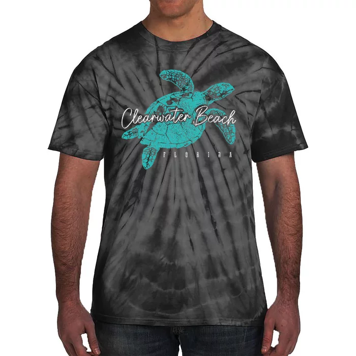 Clearwater Beach Florida FL Sea Turtle Scuba Diving Diver Tie-Dye T-Shirt