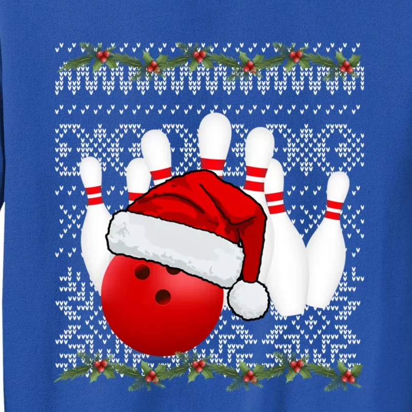 Christmas Bowling Funny Bowling Bowler Gift Tall Sweatshirt