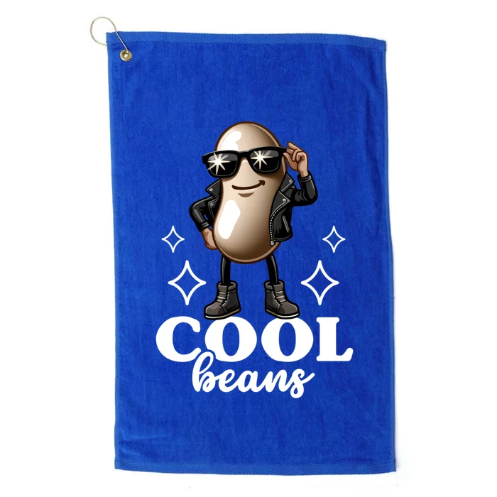 Cool Beans Food Pun Product Gift Platinum Collection Golf Towel