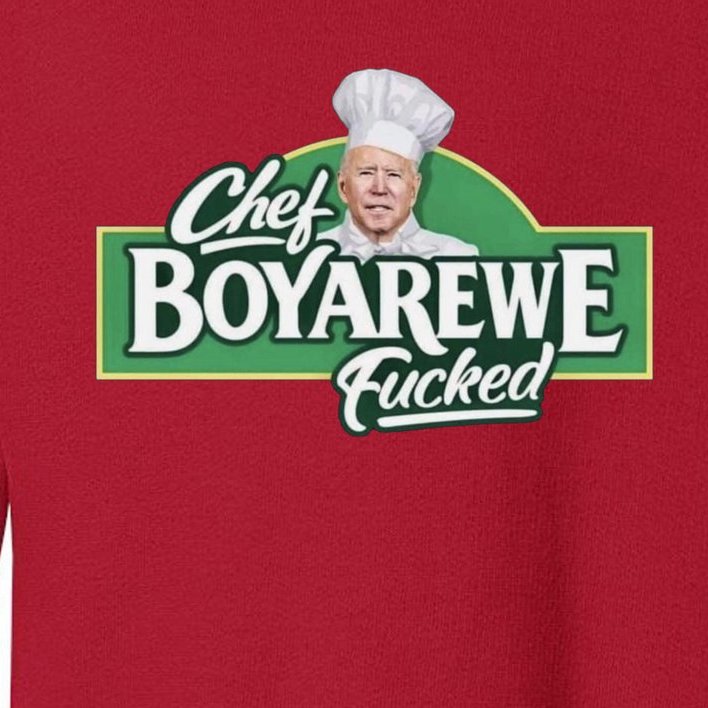 Chef BOYAREWE Fucked Funny Anti Biden Toddler Sweatshirt