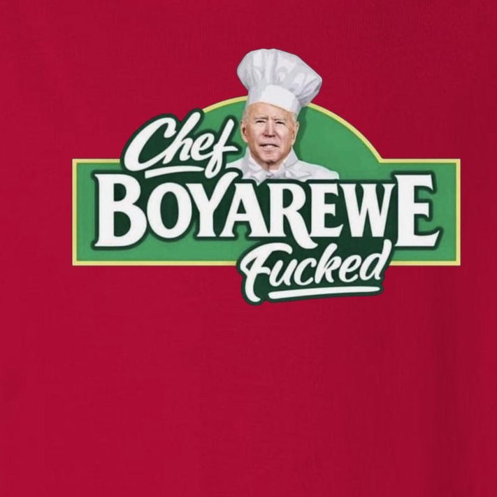Chef BOYAREWE Fucked Funny Anti Biden Toddler Long Sleeve Shirt