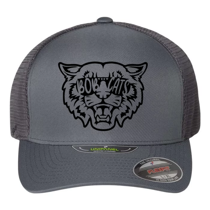 Cool Bobcat For Women Bobcats Sunglasses Animal Lover Flexfit Unipanel Trucker Cap