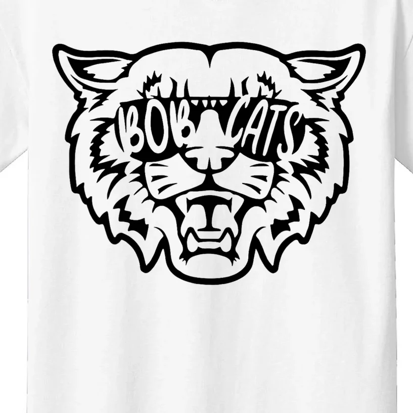 Cool Bobcat For Women Bobcats Sunglasses Animal Lover Kids T-Shirt