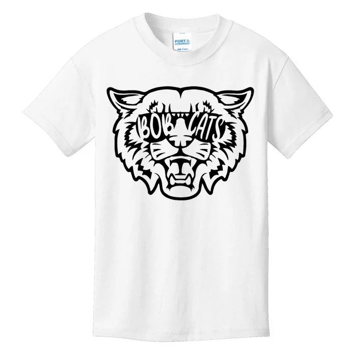 Cool Bobcat For Women Bobcats Sunglasses Animal Lover Kids T-Shirt