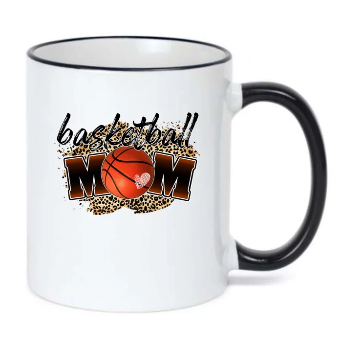 Cool Basketball For Basketball Player Mom Cute Gift Black Color Changing Mug