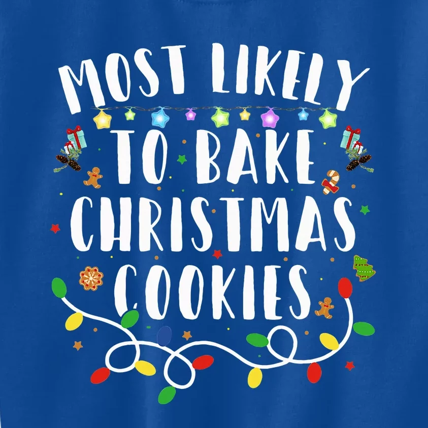 Christmas Baking Fun for the Whole Family Kids Sweatshirt