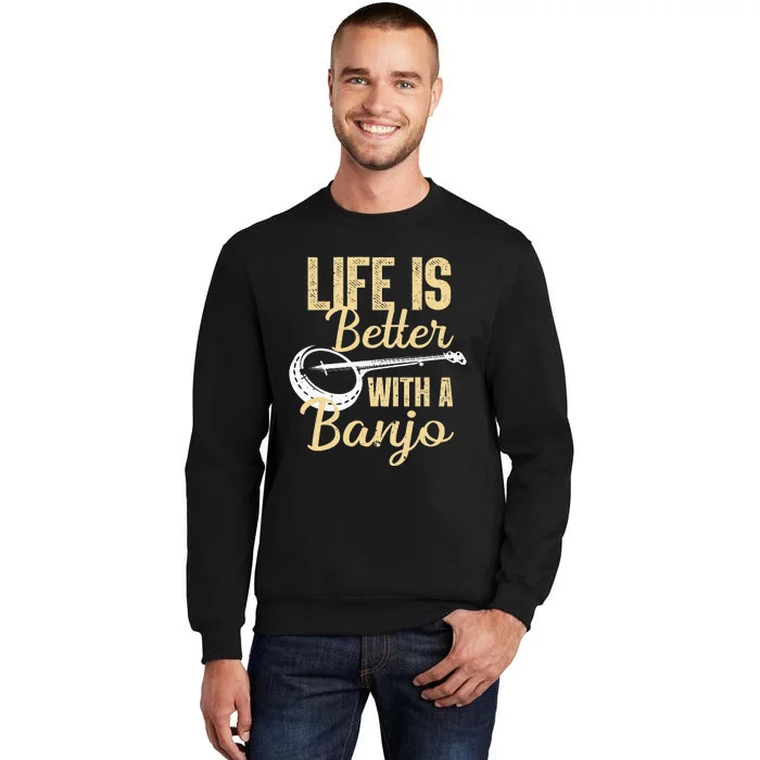 Cute Banjo For Bluegrass Country Music Blues Jazz Sweatshirt