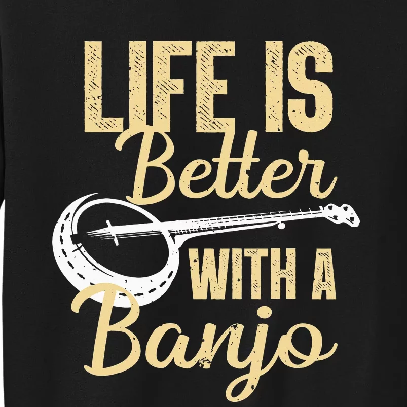 Cute Banjo For Bluegrass Country Music Blues Jazz Sweatshirt