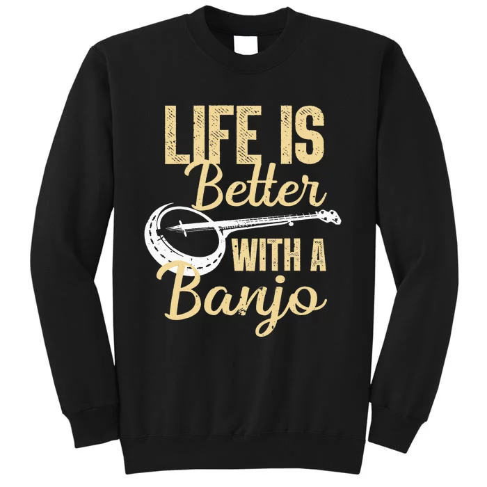 Cute Banjo For Bluegrass Country Music Blues Jazz Sweatshirt