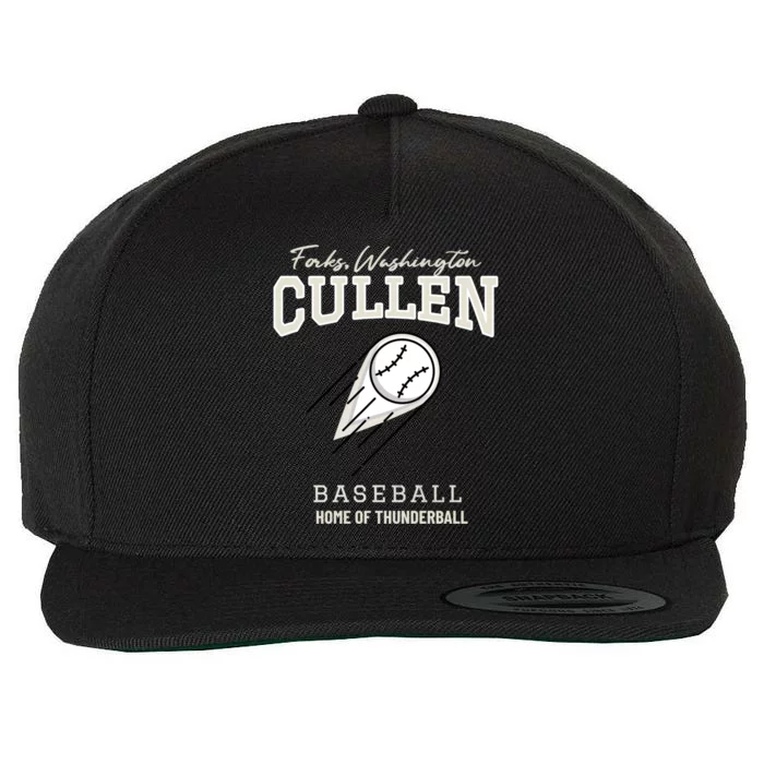 Cullen Baseball, Forks, Washington Home Of Thunder Ball Wool Snapback Cap