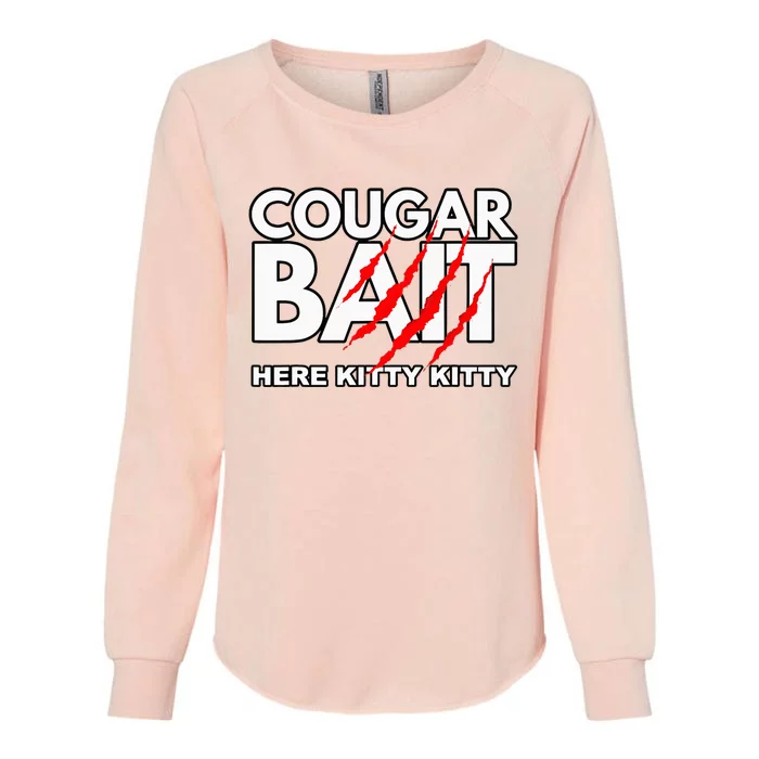 Cougar Bait Funny Halloween Costume Older Womens California Wash Sweatshirt