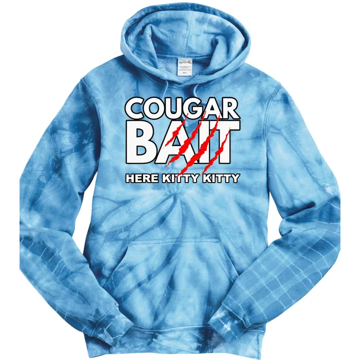 Cougar Bait Funny Halloween Costume Older Tie Dye Hoodie