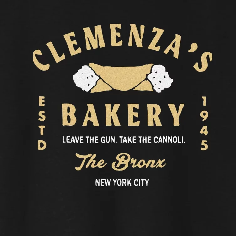 ClemenzaS Bakery Funny Gift Women's Crop Top Tee