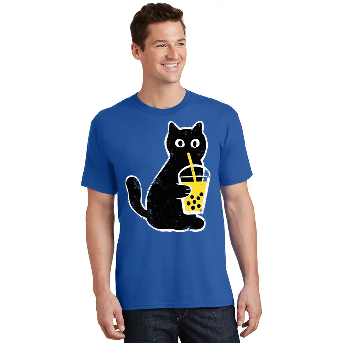 Cat Boba Funny Anime Japanese T-Shirt