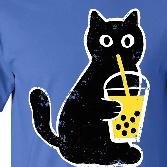 Cat Boba Funny Anime Japanese Tall T-Shirt