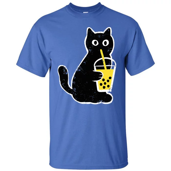 Cat Boba Funny Anime Japanese Tall T-Shirt